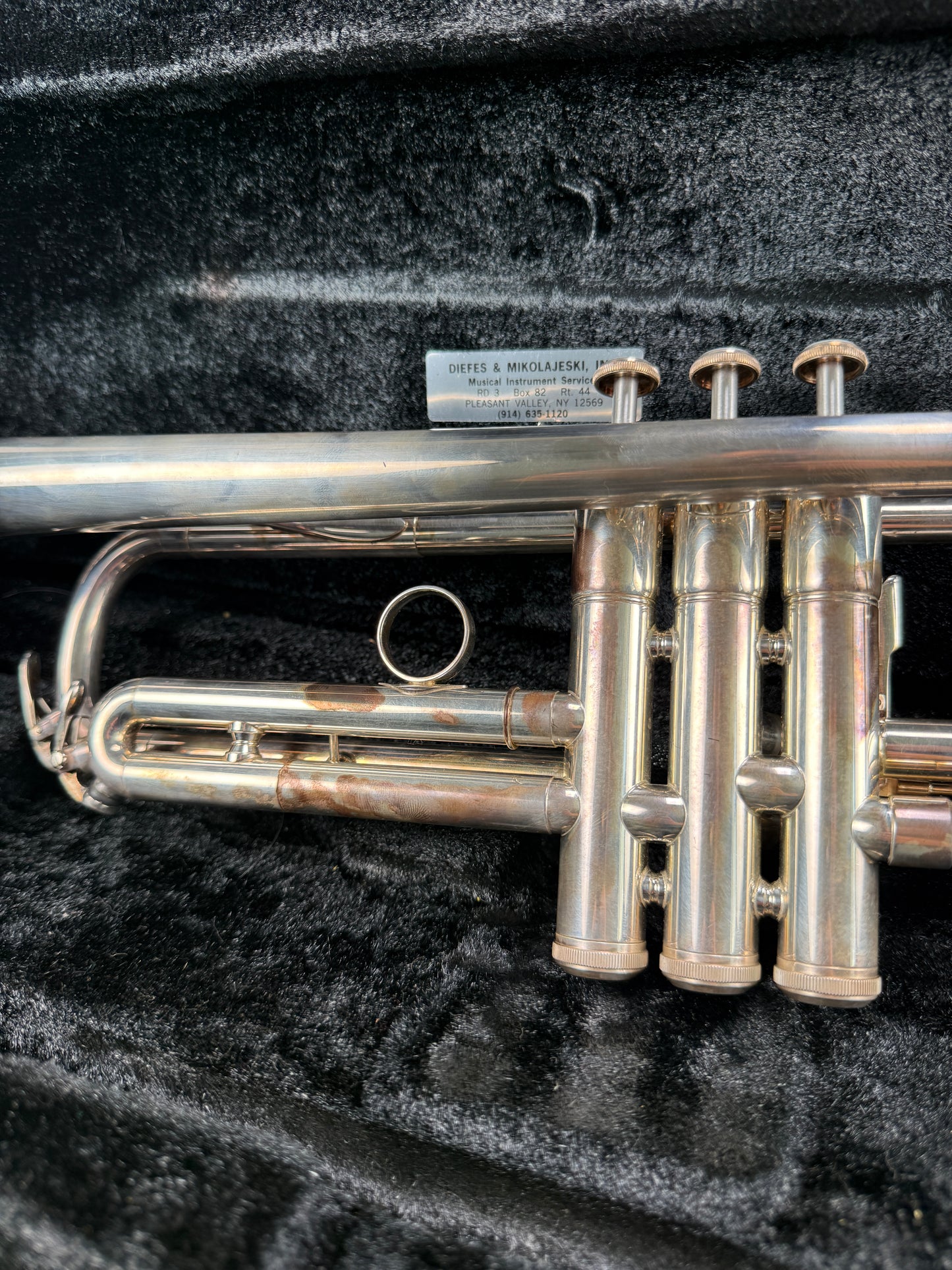 Yamaha Silver Trumpet YTR4320ST with case and 11C4-7C mouthpiece