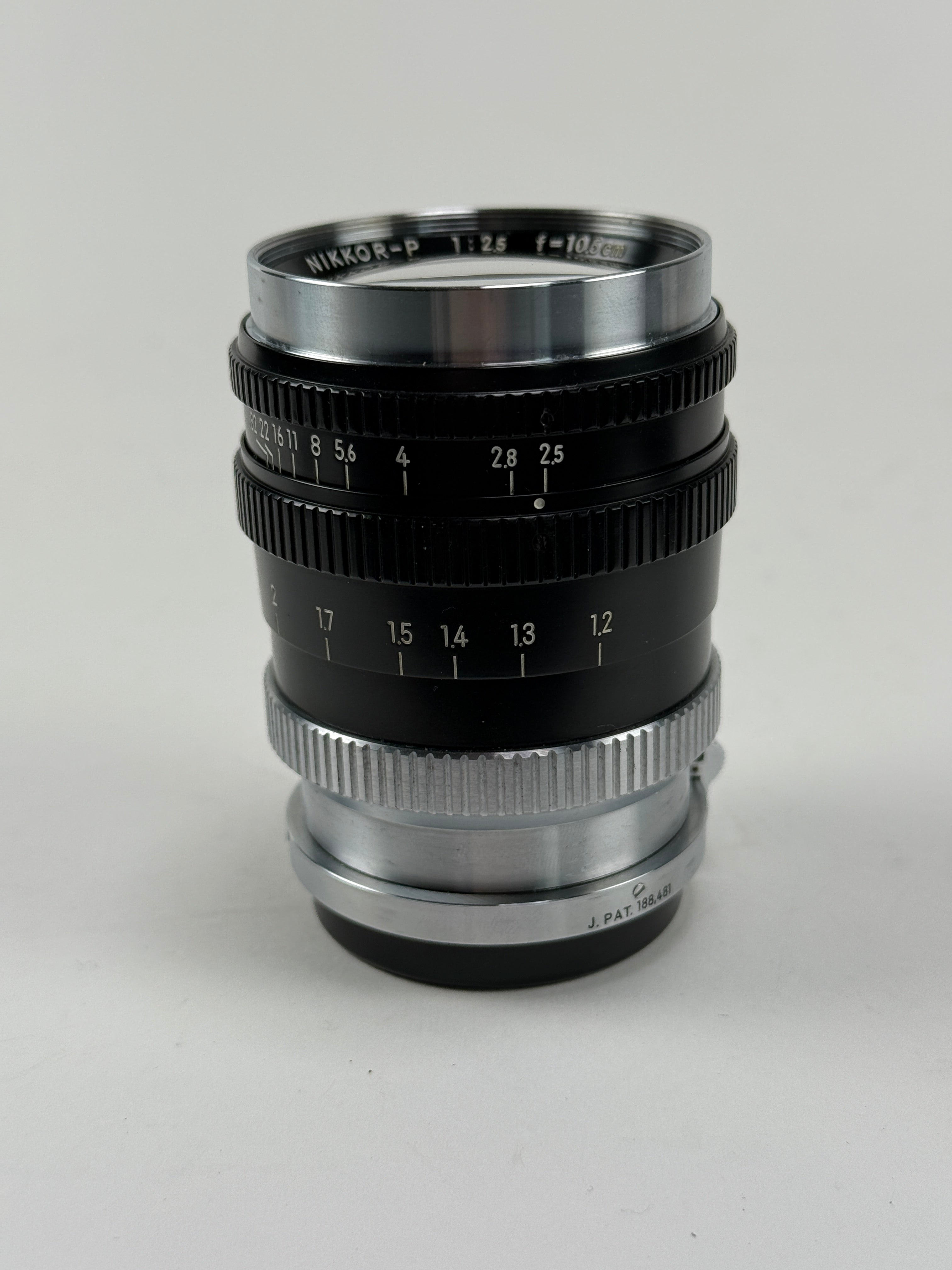 Nippon Kogaku NIKKOR-P 1:2.5 f=10.5cm Nikon Nikkor-P Auto 10.5cm 105mm