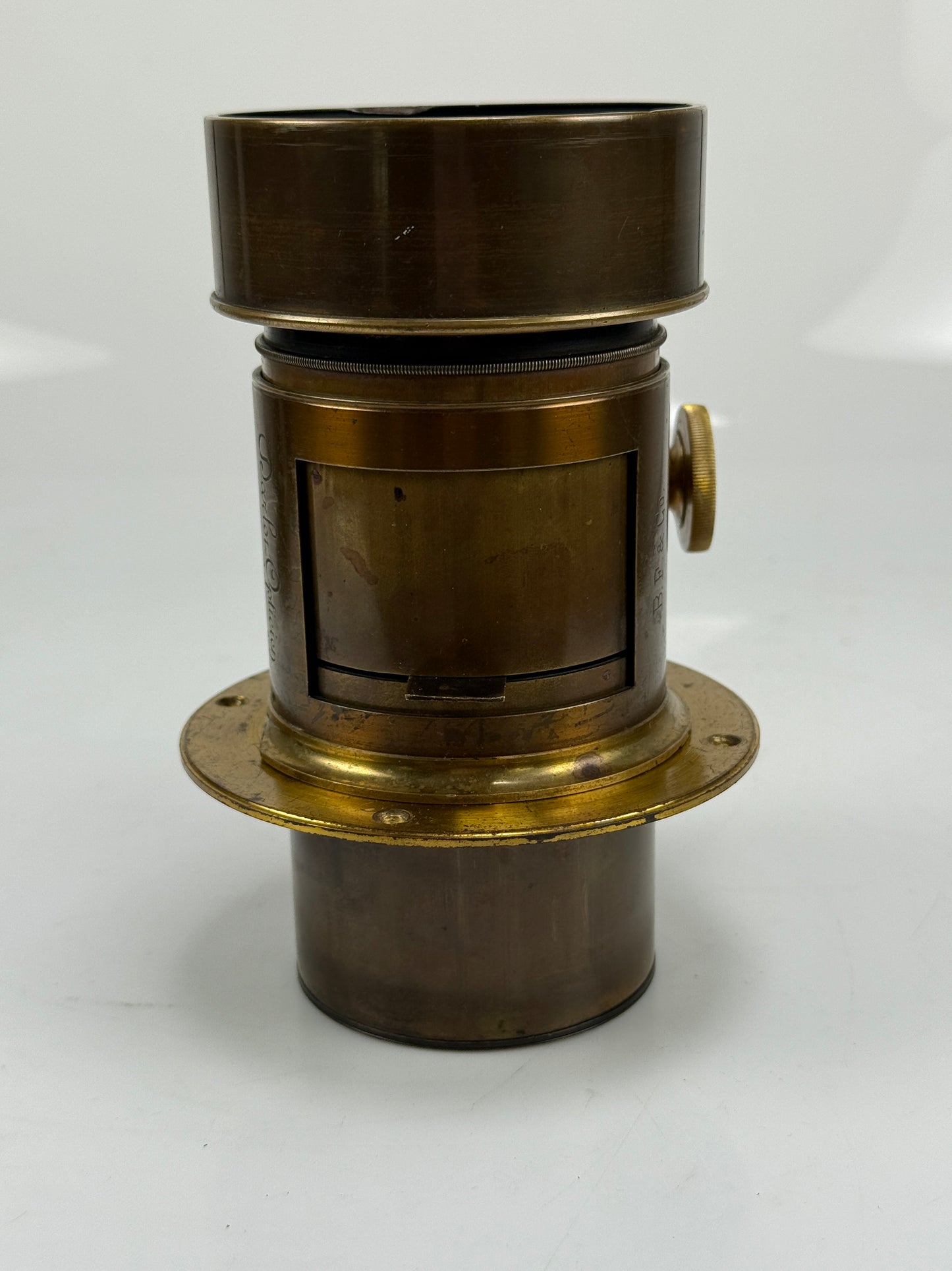 Darlot Jamin Paris Rack & Pinion Brass Lens Petzval