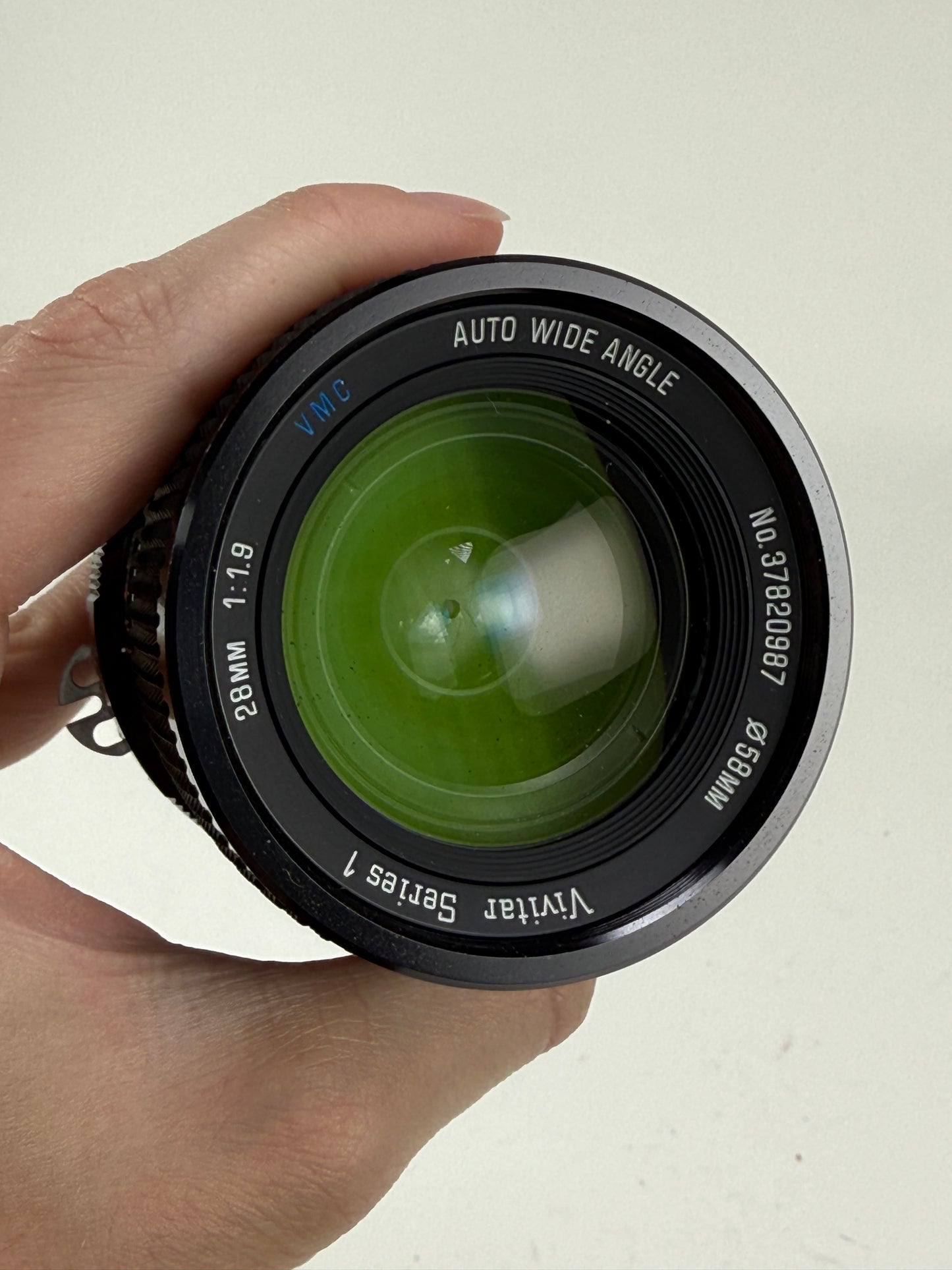 Vivitar Series 1 VMC auto wide angle 28mm f1.9 lens Nikon mount RARE