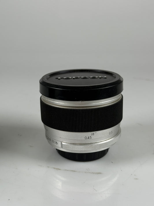 Topcon RE Auto-Topcor 5.8cm (58mm) F1.4 Lens Exakta Mount