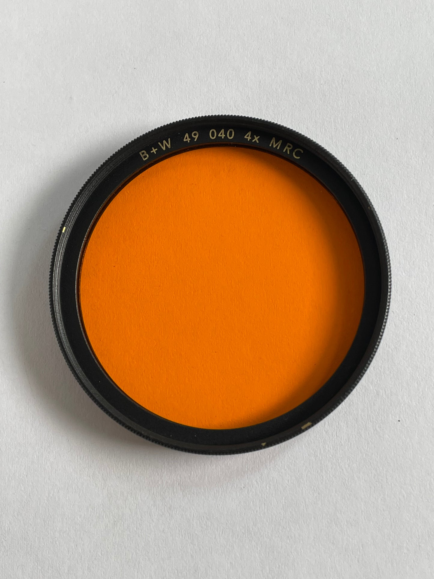 B+W 49mm 040 4x MRC Yellow Orange Filter