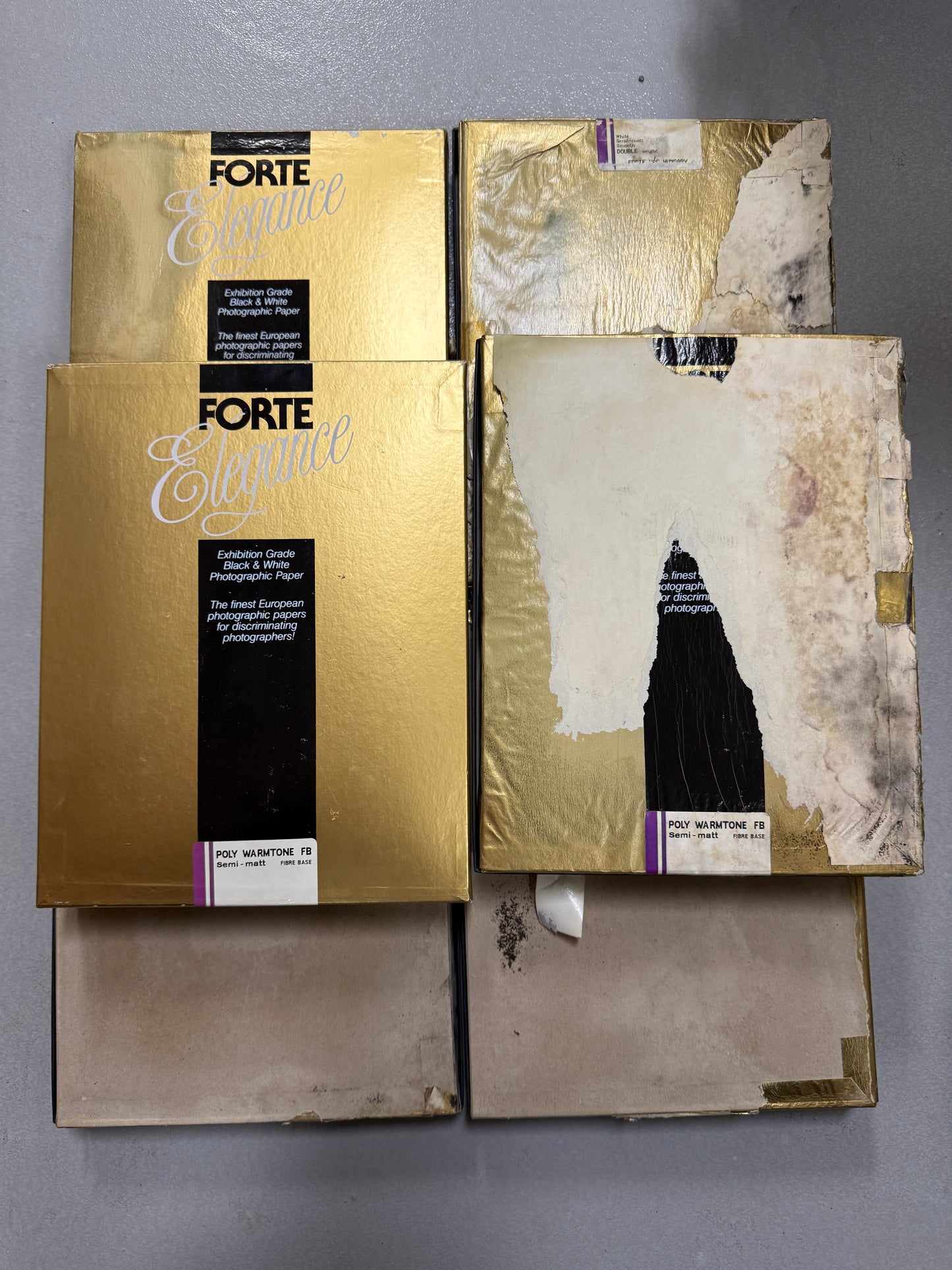 Forte Elegance semi matte Poly warm tone FB 8x10" Photo Paper lot