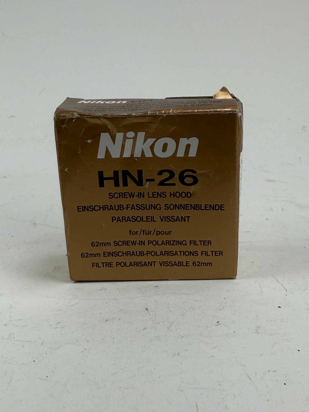 Nikon HN-26 Screw-in Lens Hood for Original 62mm Circular Polarizing Filter