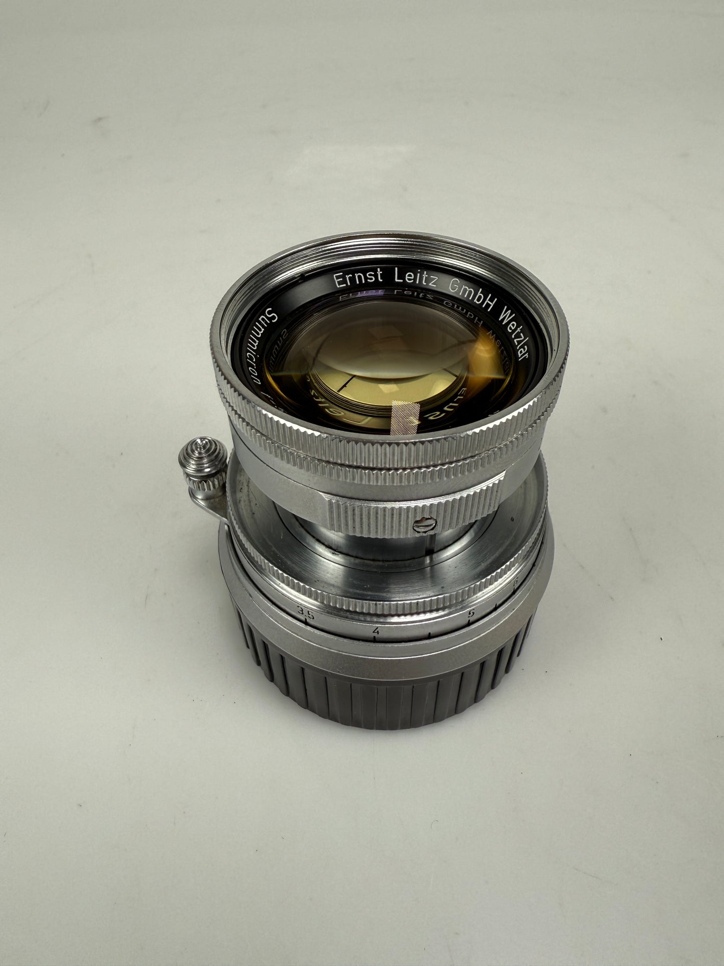 Leica 50mm f2 Summicron Radioactive M mount Rangefinder Lens