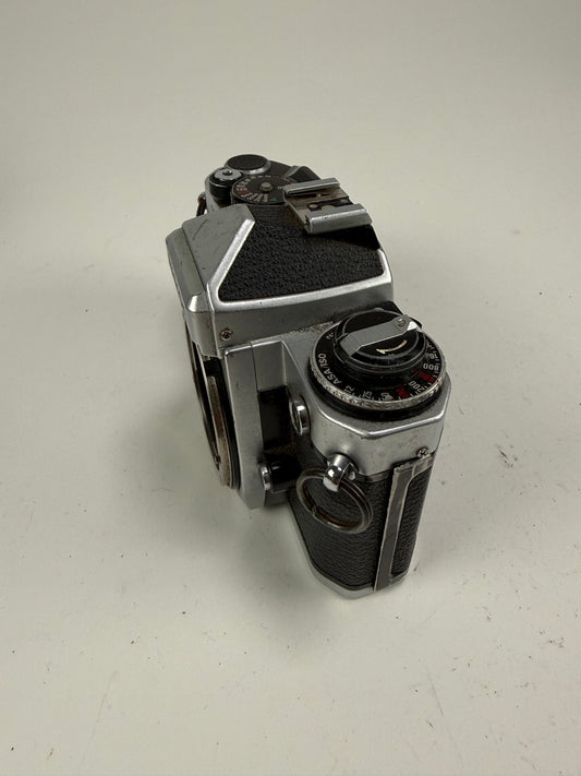 Nikon FE2 silver 35mm SLR Film Camera Body