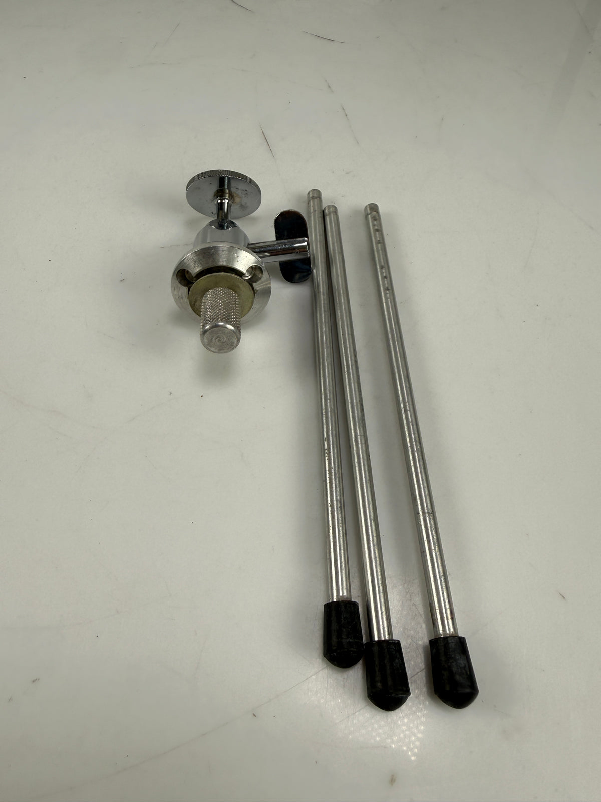 Subminiature camera Chrome Tabletop Pocket Tripod w/ Alpex head