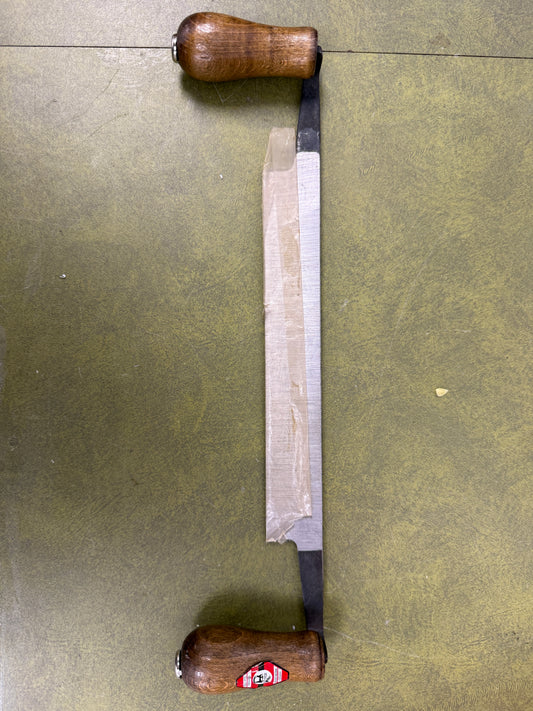 Vintage Hirsch Werkzeuge FWB 225mm draw knife, Wood Handles Tool