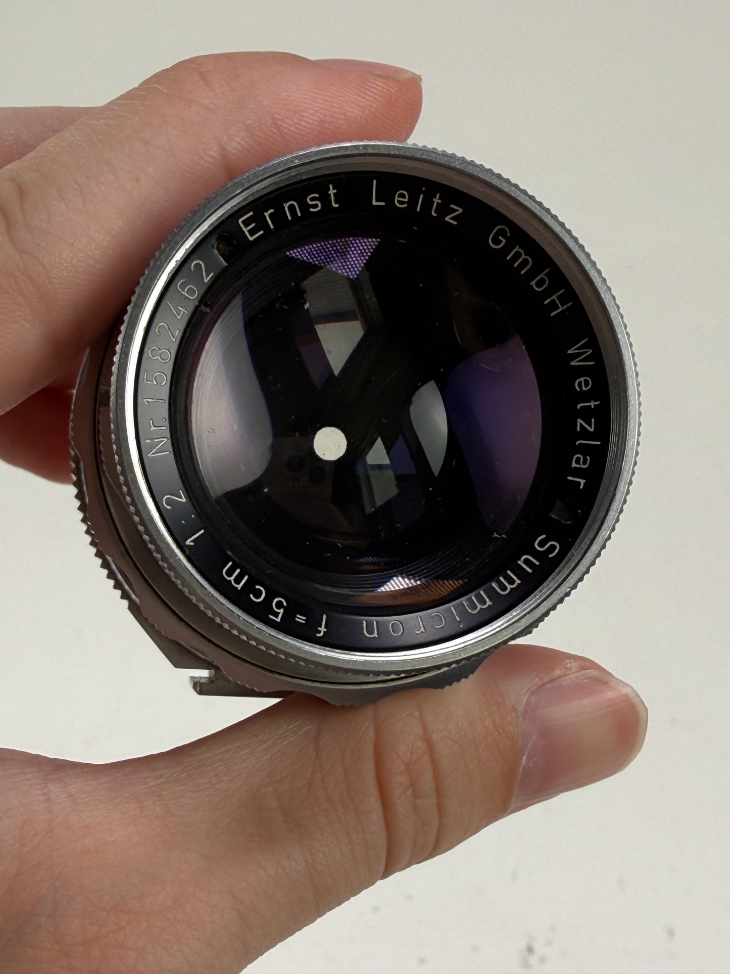 Leica Leitz Wetzlar Summicron-M 50mm F2 Dual Range DR f2 Lens Rigid