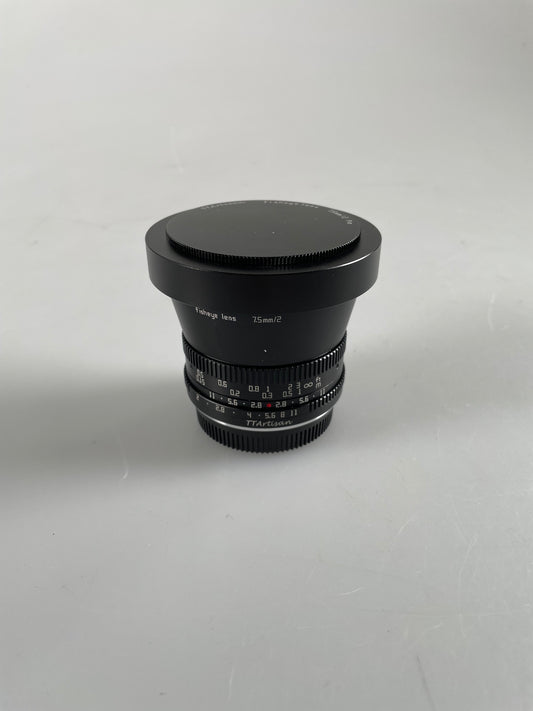 TTArtisan 7.5mm f2 DJ-Optical Fisheye Lens for MFT Mount