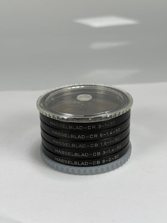 Hasselblad B50 Bay 50 CR and CB lens Filter set of 5