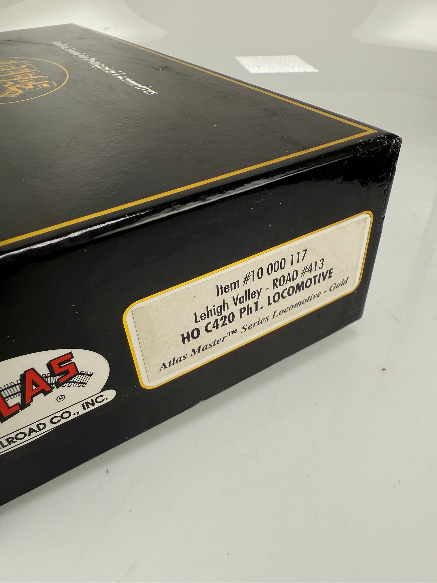 Atlas master gold HO 10000 Lehigh Valley 413 C420 PH1 Locomotive w/ DCC & Sound