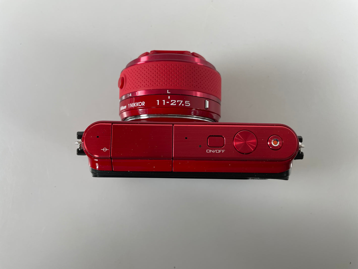 Nikon 1 S1 10.1 MP Digital Camera Red Kit w/ 11-27.5mm Lens