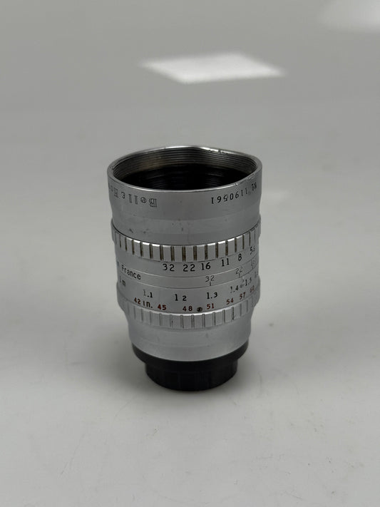 B&H Angenieux 3 Inch 75mm F2.5 C Mount Lens Camera Adapt M4/3 BMPCC Bolex