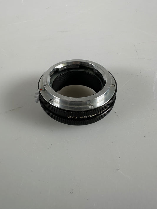 Leica Leitz 14127F Black M to R Lens Adapter