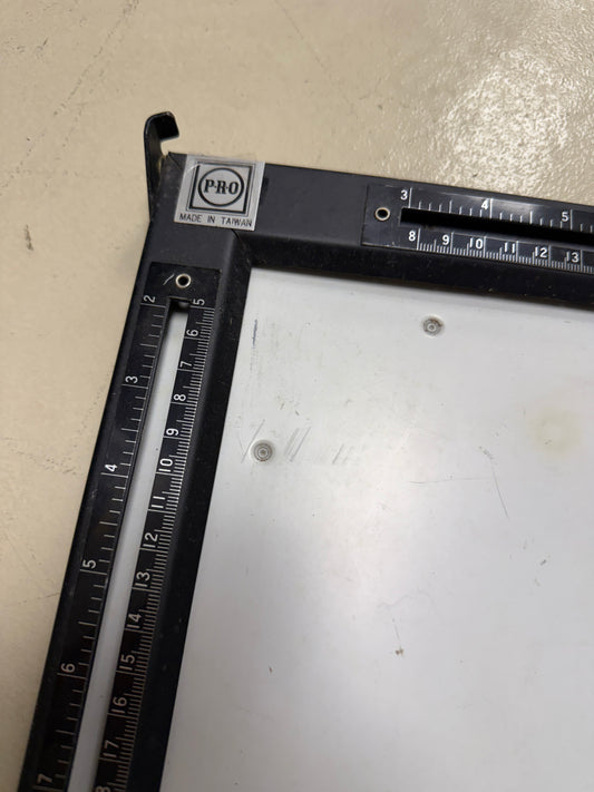 Pro Vintage Darkroom Photo Printing Easel 11x14 Adjustable Blades