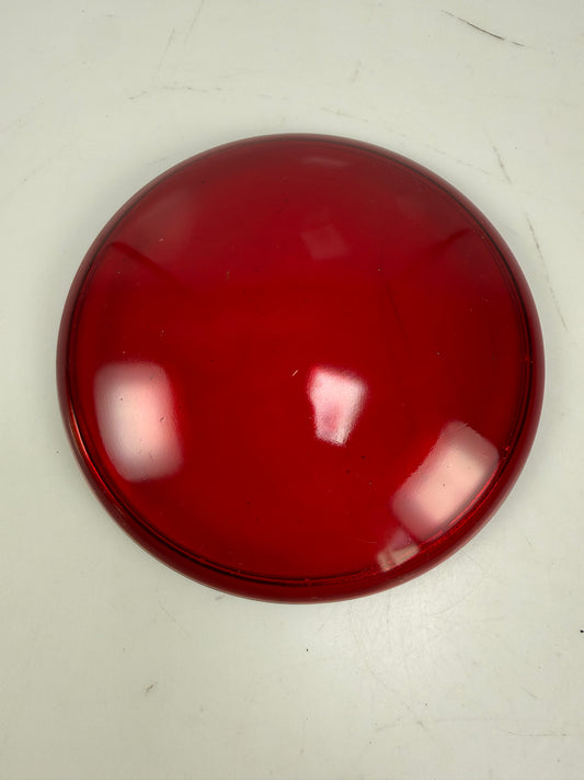 4 1/2 4.5" Red Glass Railroad Lantern Lens TRAFFIC/LAMP /SIGNAL LENS