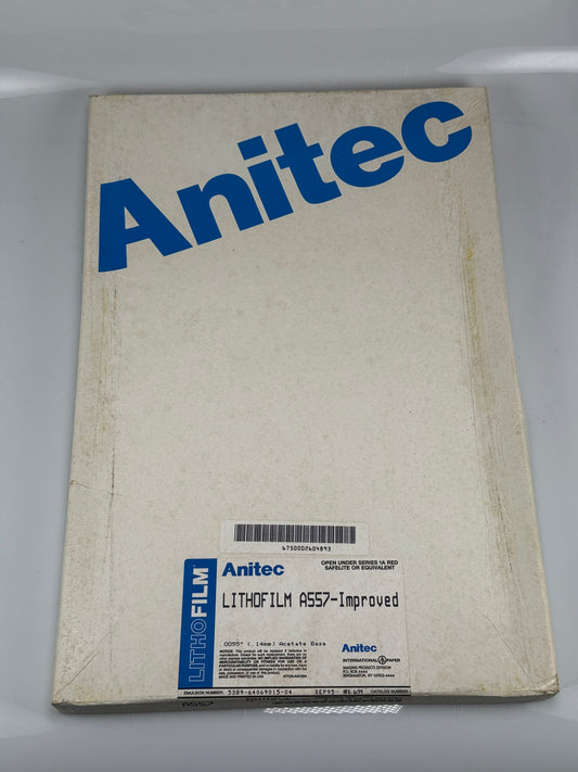 Anitec Lithofilm A557-Improved 50 sheets 12x18 Large Format Film