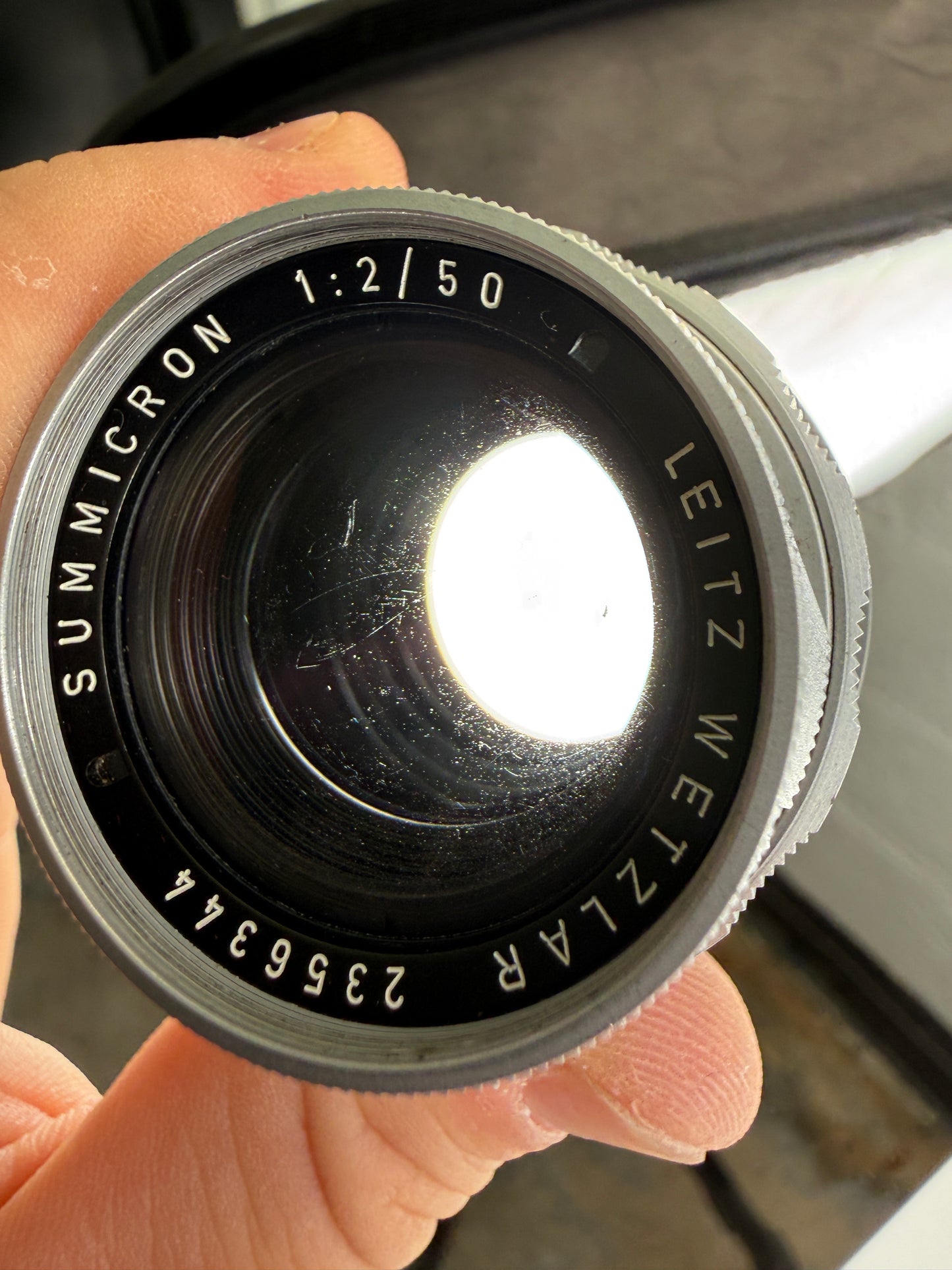 Leica Leitz Wetzlar Summicron-M 50mm F2 Dual Range DR Lens Rigid 235xxxx for M2-R