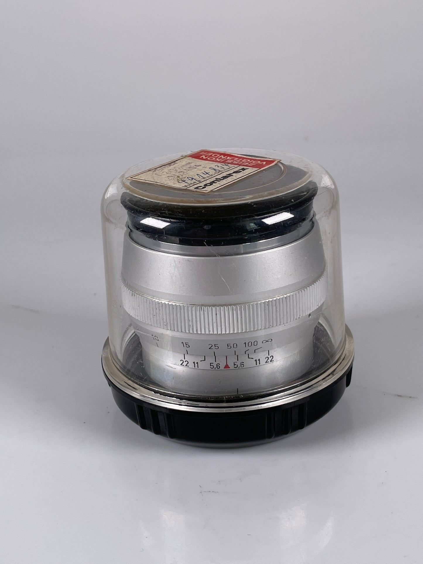 Zeiss 85mm f2 Sonnar Lens for Contarex bullseye camera silver chrome