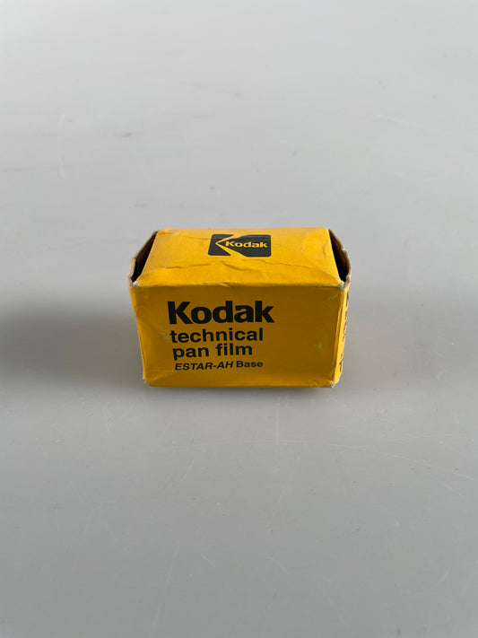 Kodak Technical Pan Film Estar-AH Base 35mm 36exp TP 135-36 Expired 1999