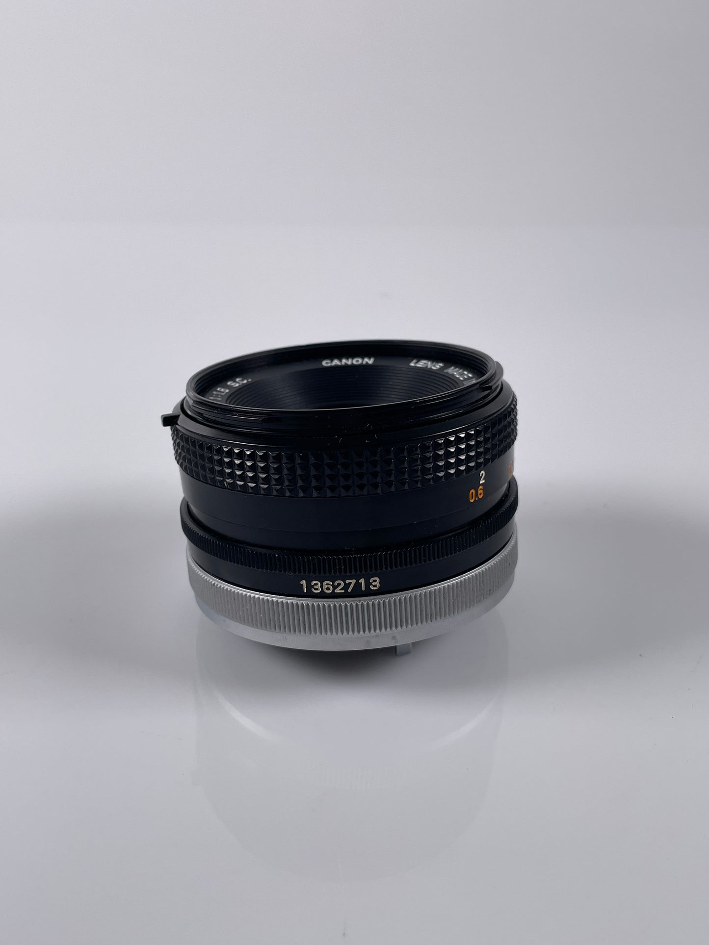 Canon 50mm F1.8 SC FD mount lens