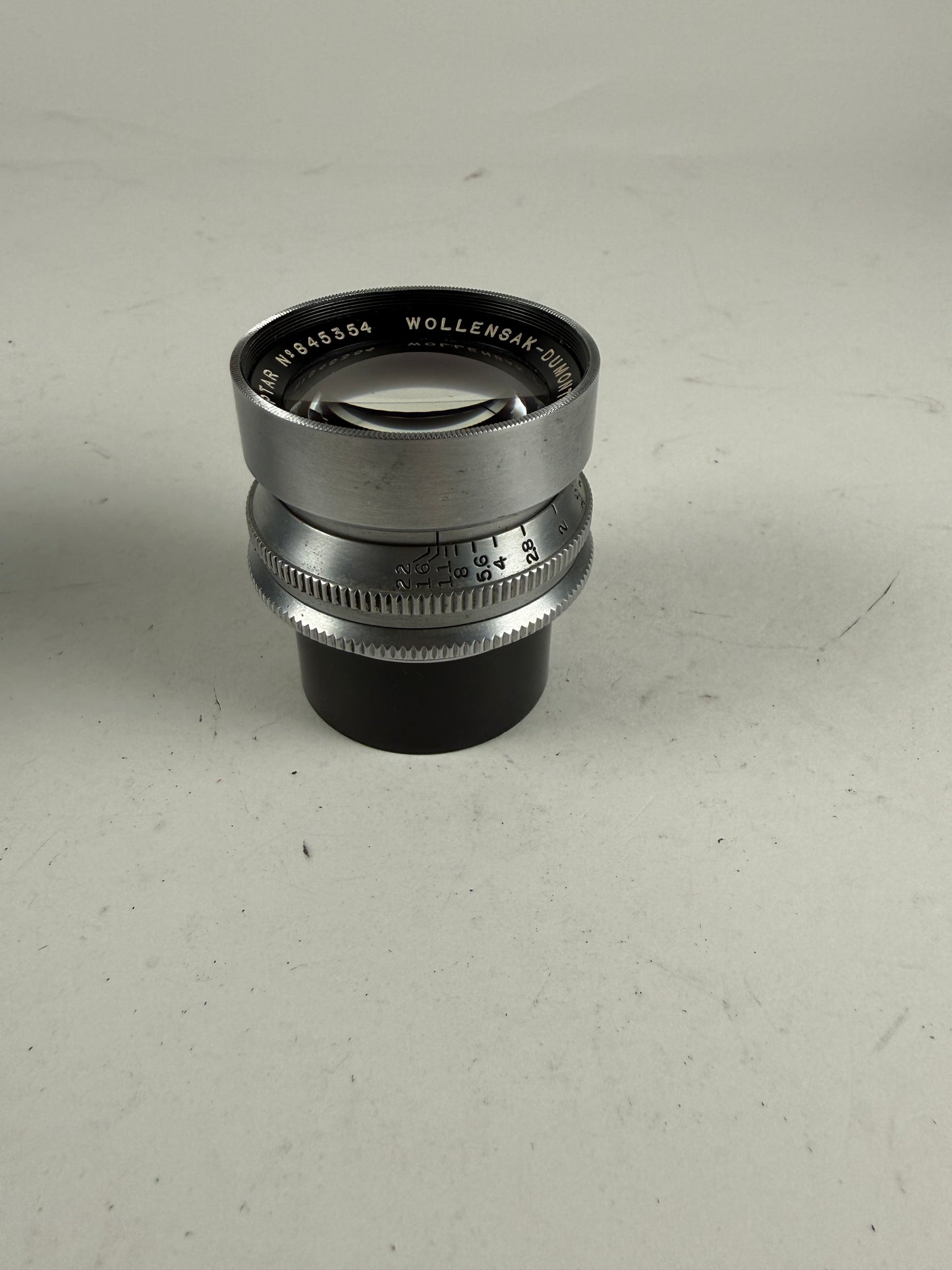 Wollensak Dumont Cro Raptar 50mm f1.5 Lens for Rare