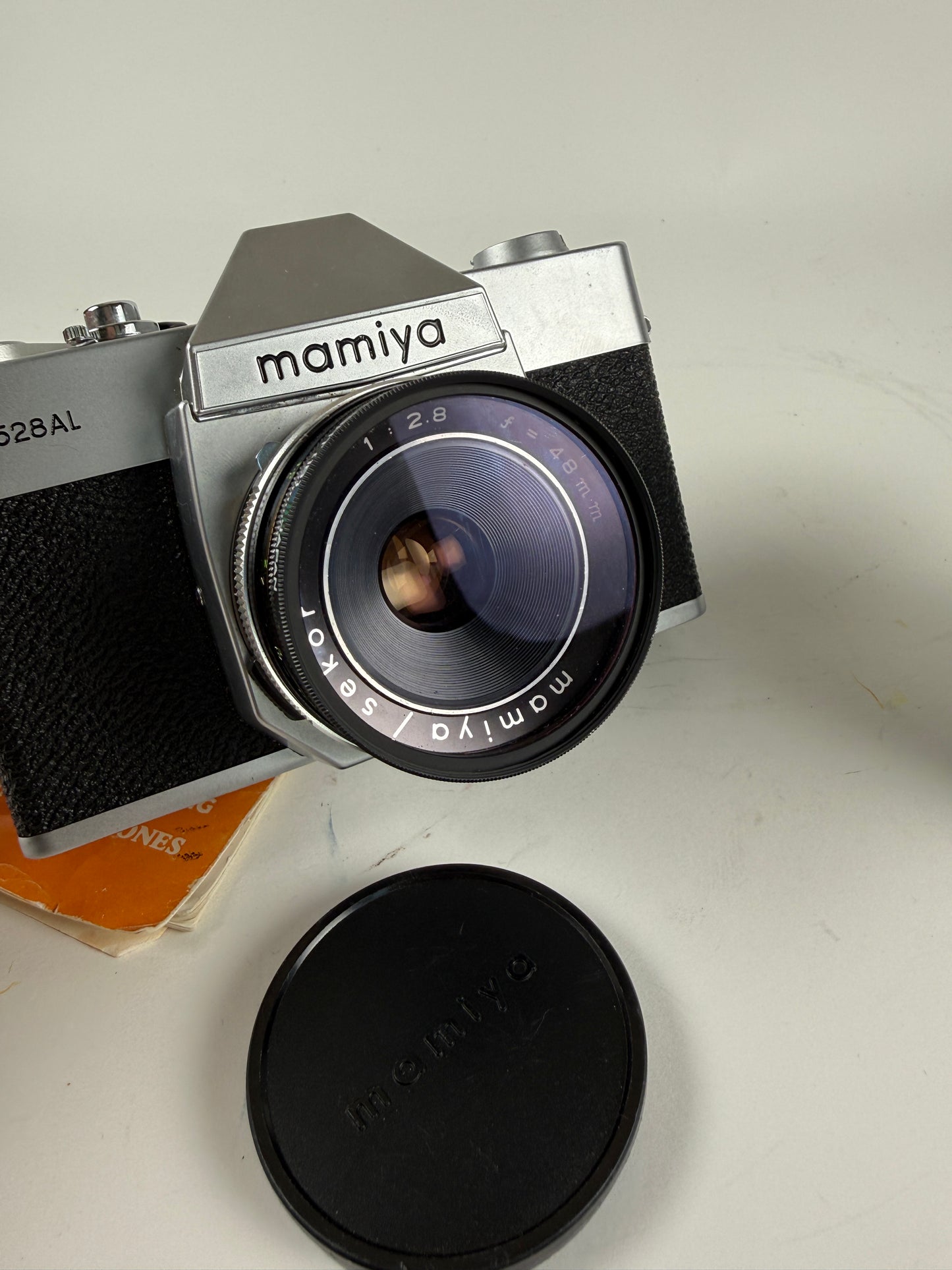 Mamiya Model 528AL 35mm Camera w/ 48mm f2.8 Lens and wide/telephone lenses
