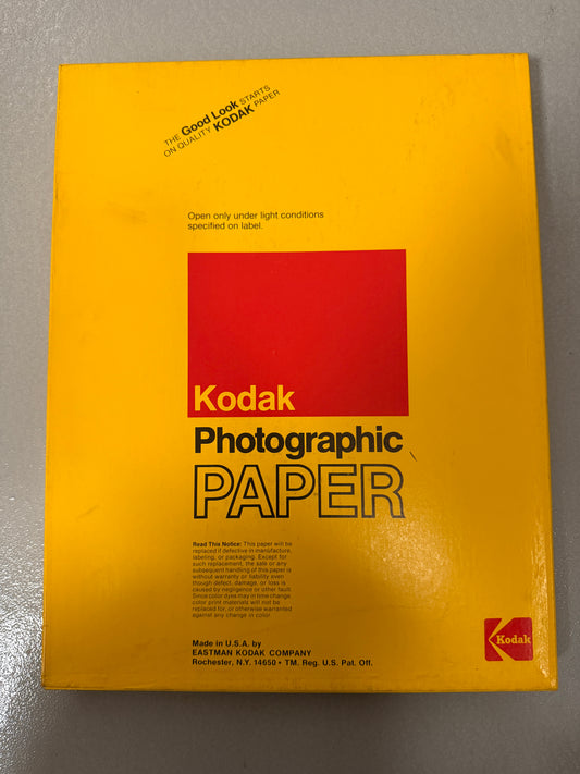 Kodak Kodabromide E4 B&W Paper - 11x14, 50 sheets, 1979 SEALED double weight