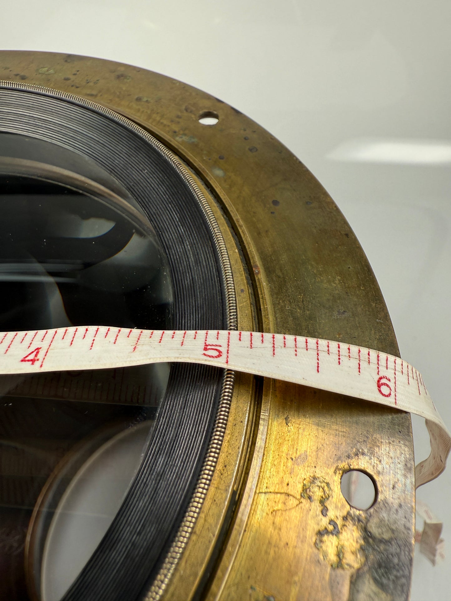 Voigtlander portrait lens vintage brass lens petzval large no 7