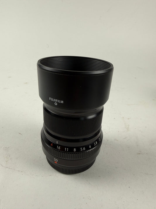 Fuji Fujifilm XF 50mm f2 R WR Lens X Mount Black