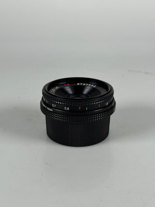 Contax Carl Zeiss T* Tessar 45mm f2.8 Lens 6731586 C/Y Japan