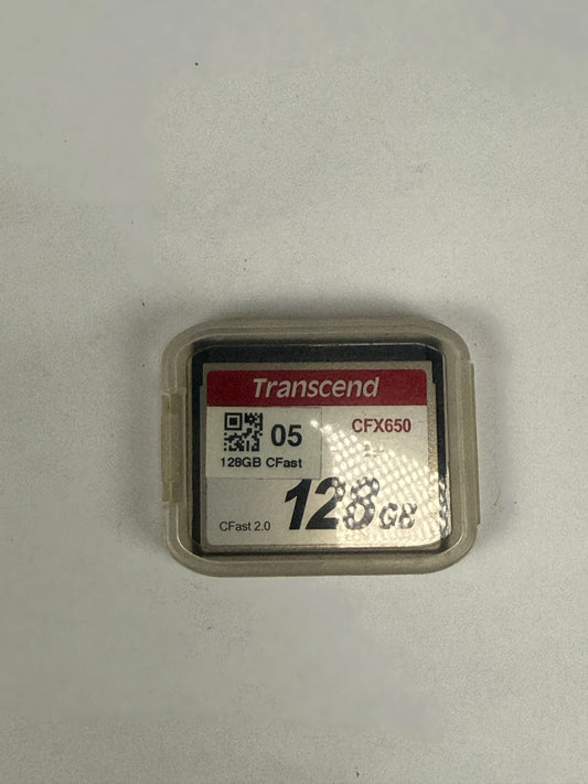 Transcend 128GB CFast 2.0 Memory Card CFX650 MLC Read 510MB/s Write 370MB/s