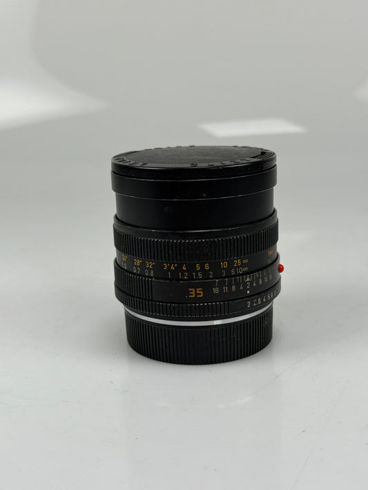 Leica 11115 35mm f2 Summicron-R 3-Cam Late Lens E55
