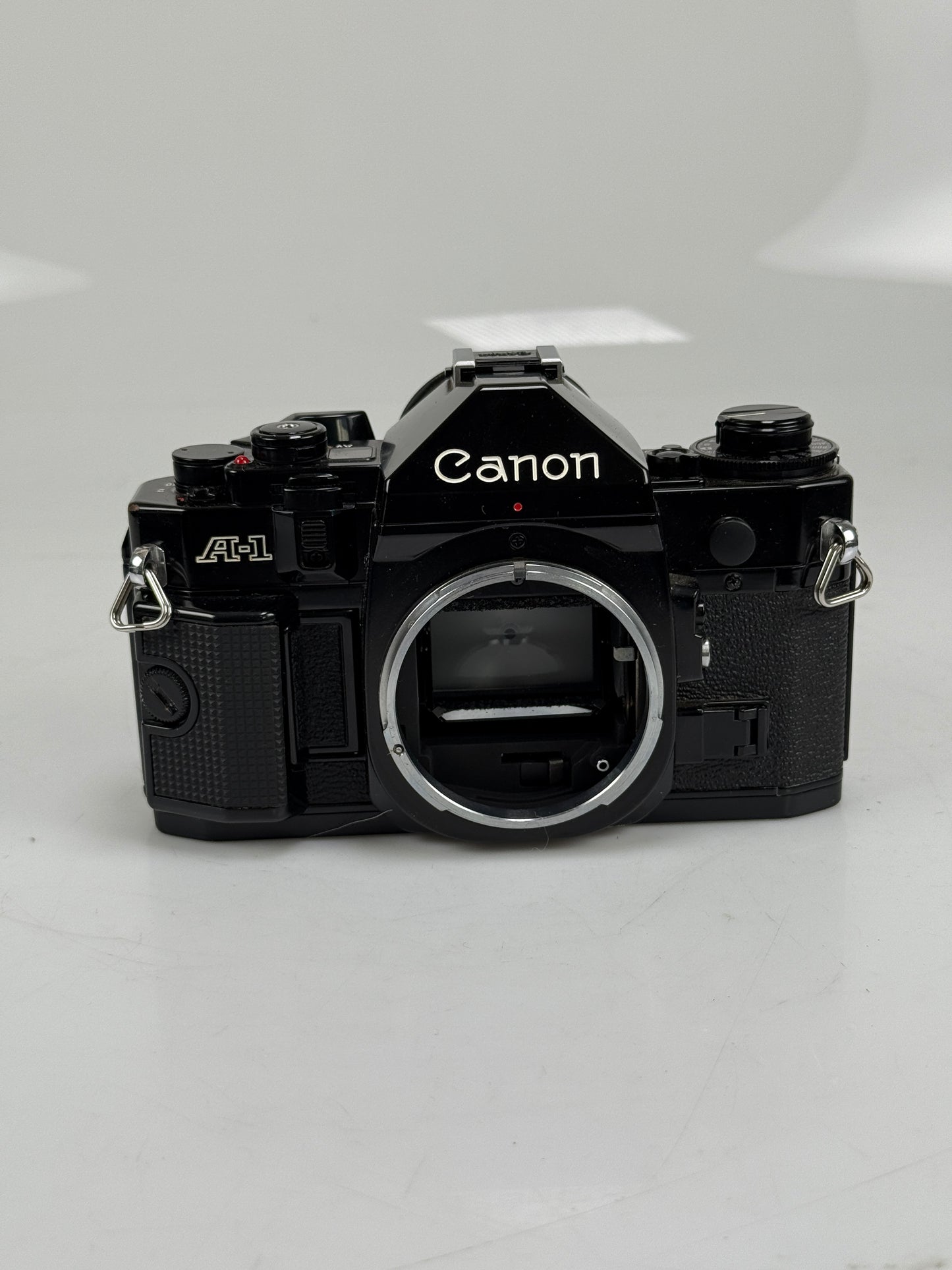 Canon A-1 A1 35mm SLR Film Camera Body Black with 50mm f1.8 FD Kit