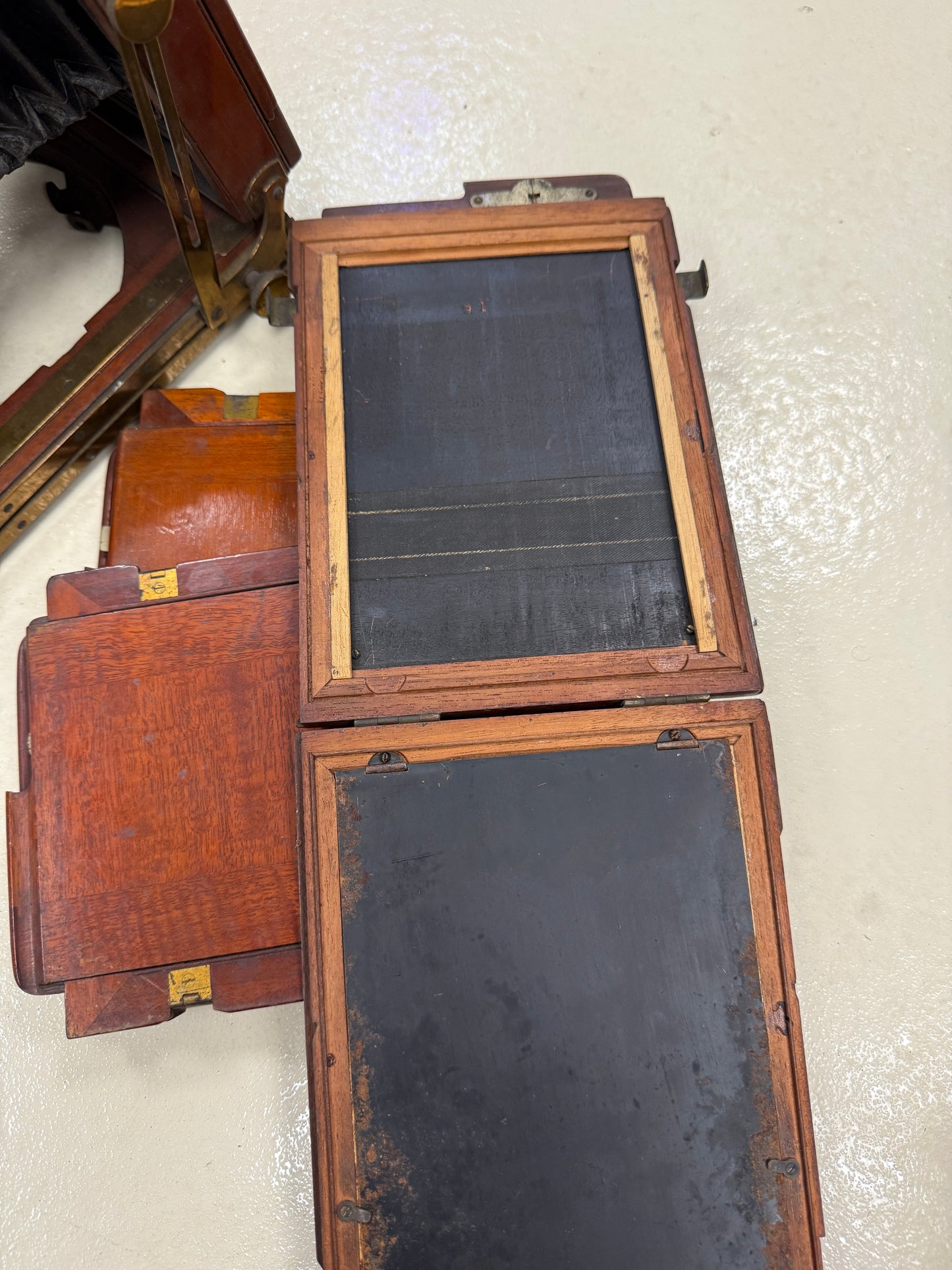 Houghton Tropical Triple Victo PLATE Large format CAMERA with holders