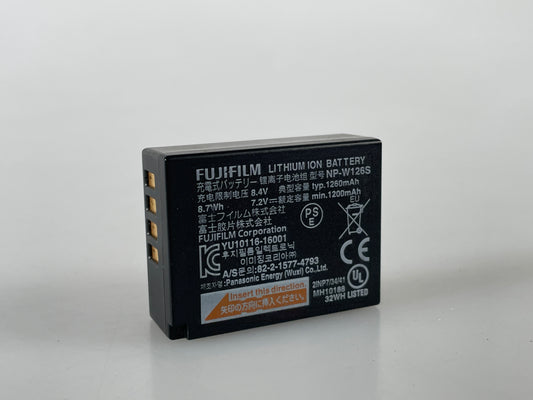 Fujifilm NP-W126S Rechargeable Battery (for X-Pro, X-A, X-E, X-M, X-T Series)