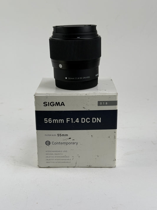 Sigma 56mm f1.4 DC DN Contemporary 018 Lens Sony E mount