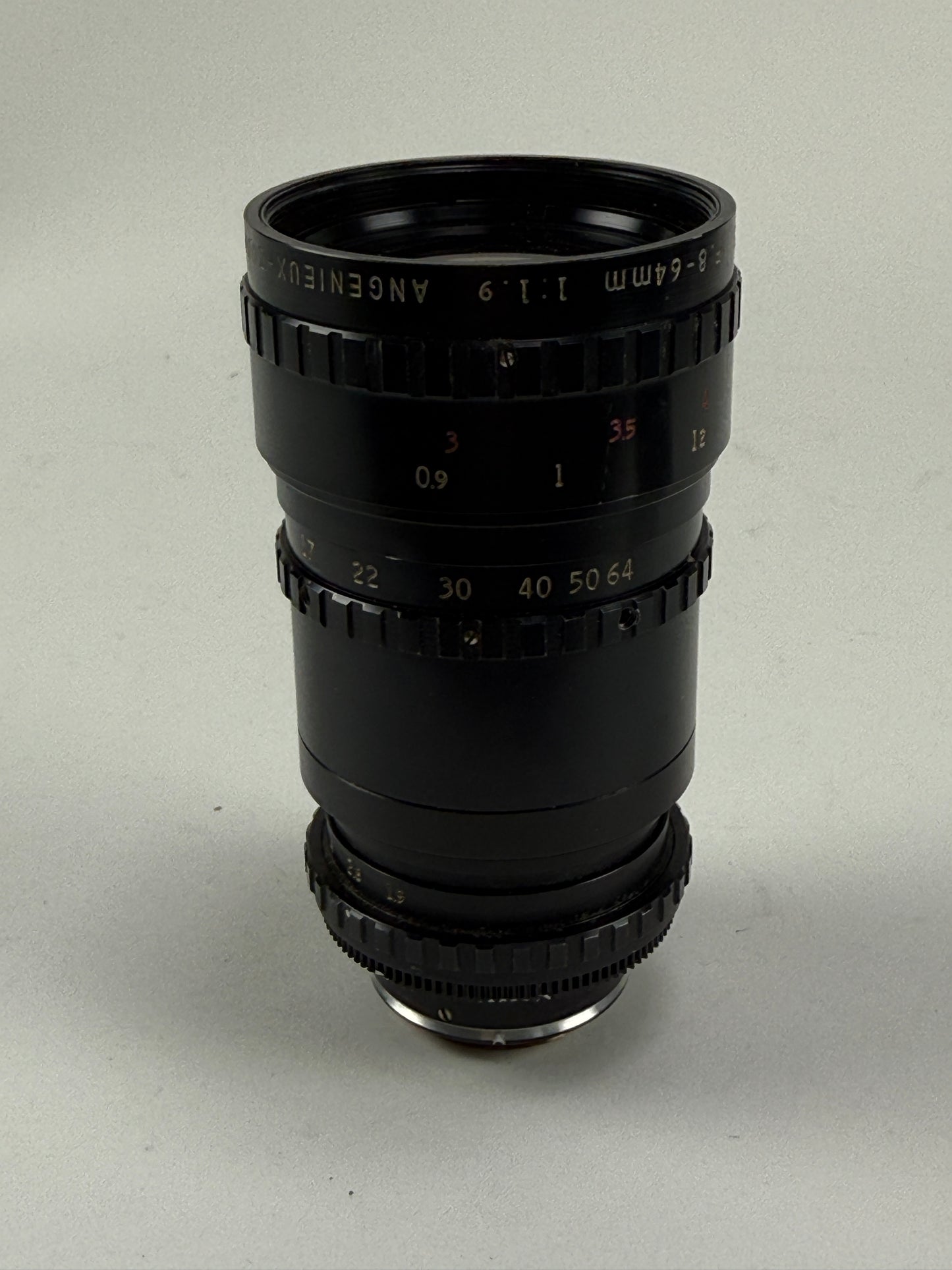 Angenieux 8-64mm 1.9 8x8 B Zoom Lens for Beaulieu Super 8 c mount