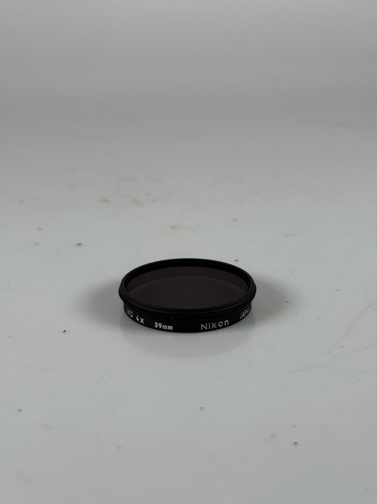 Set of 5 Nikon 39mm Glass Filter ND 4X, O56, B2, A2, L37C