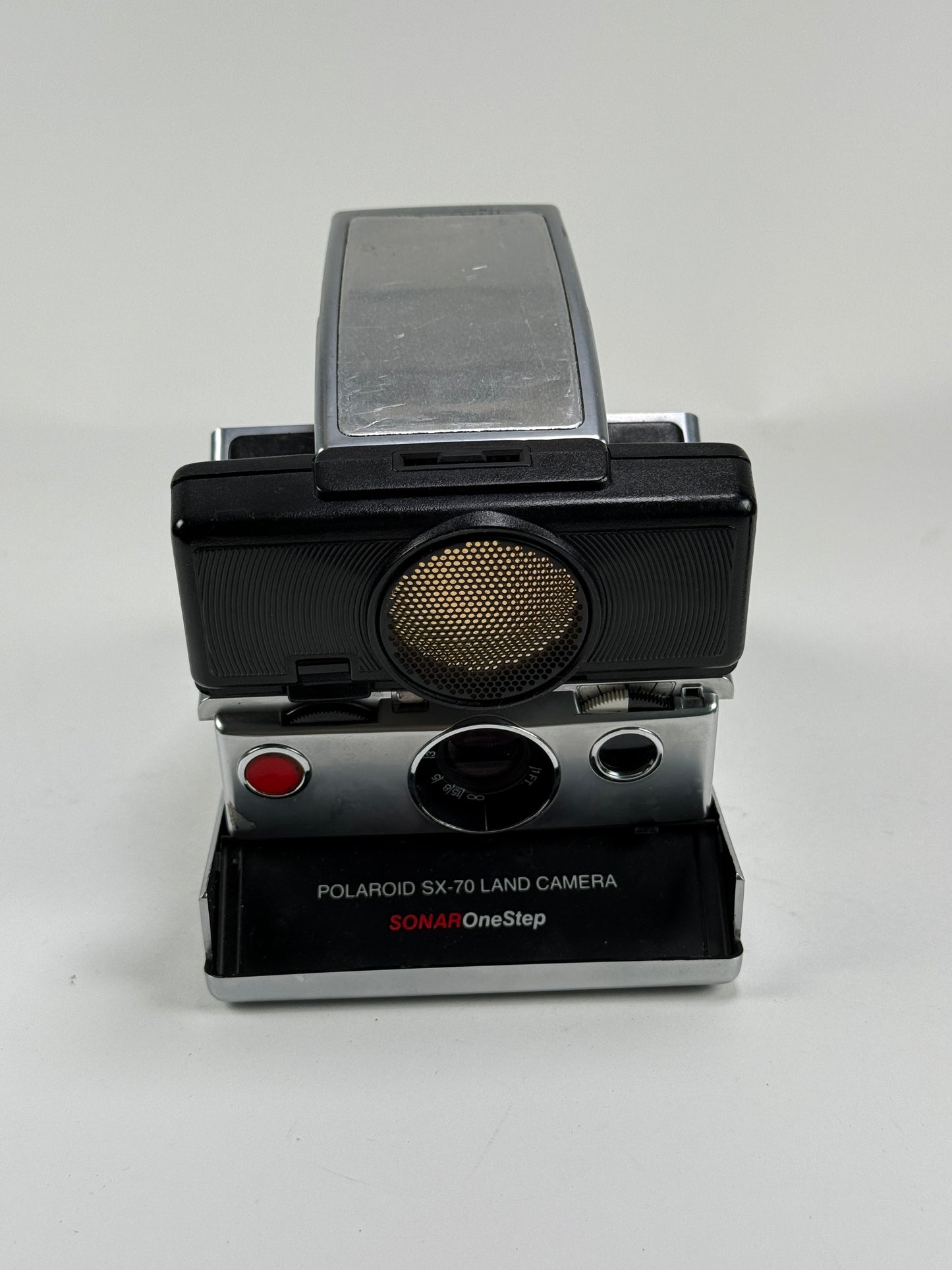 Polaroid SX-70 Land Camera Sonar One-Step Autofocus Instant Camera Black