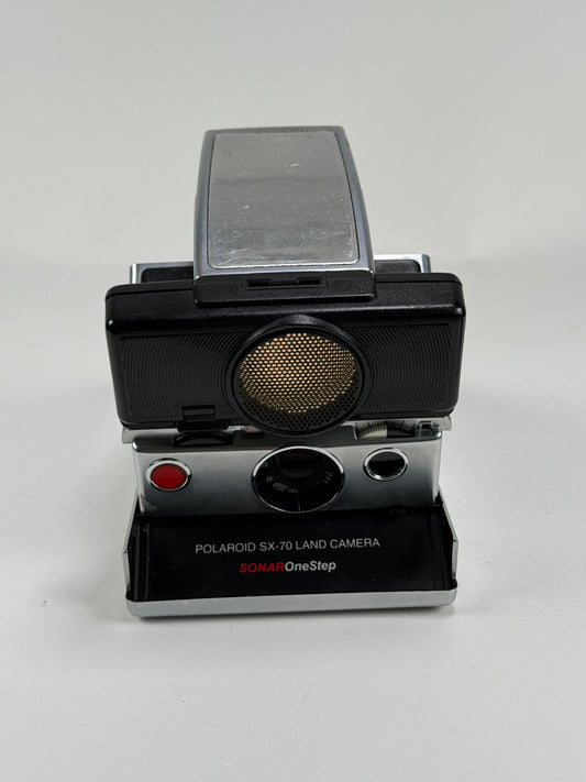 Polaroid SX-70 Land Camera Sonar One-Step Autofocus Instant Camera Black