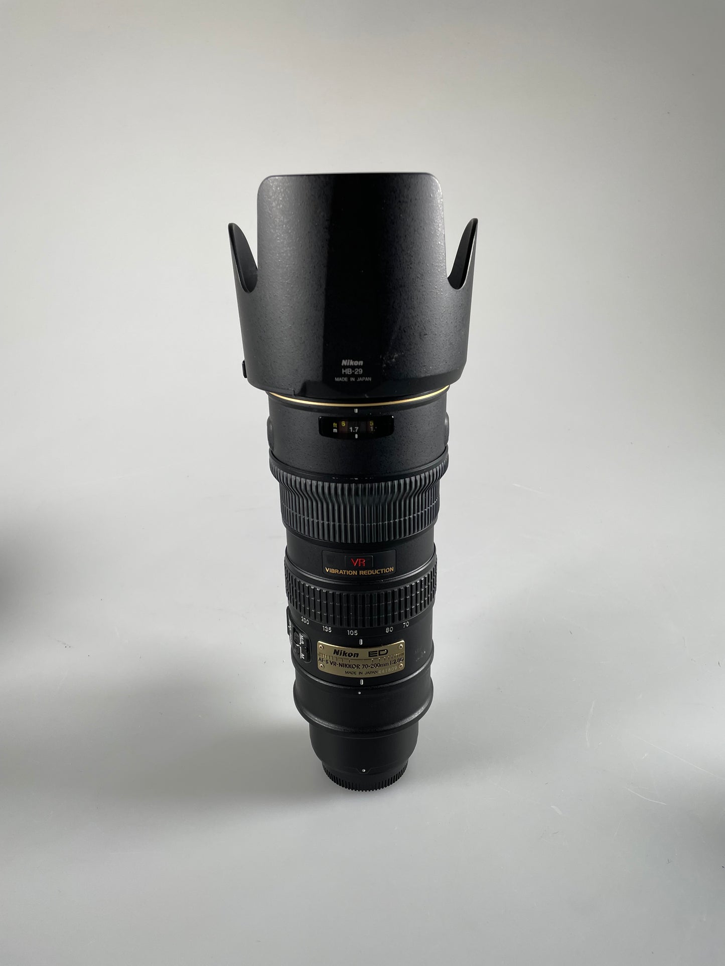 Nikon Nikkor AF-S 70-200mm f2.8 G ED VR Lens