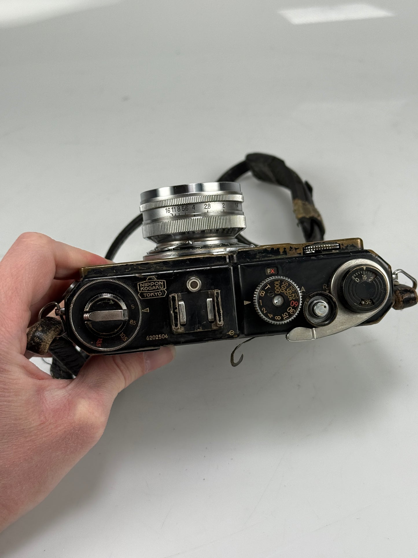 Nikon SP Black paint Rangefinder Camera body with 5cm 50mm f1.4 lens