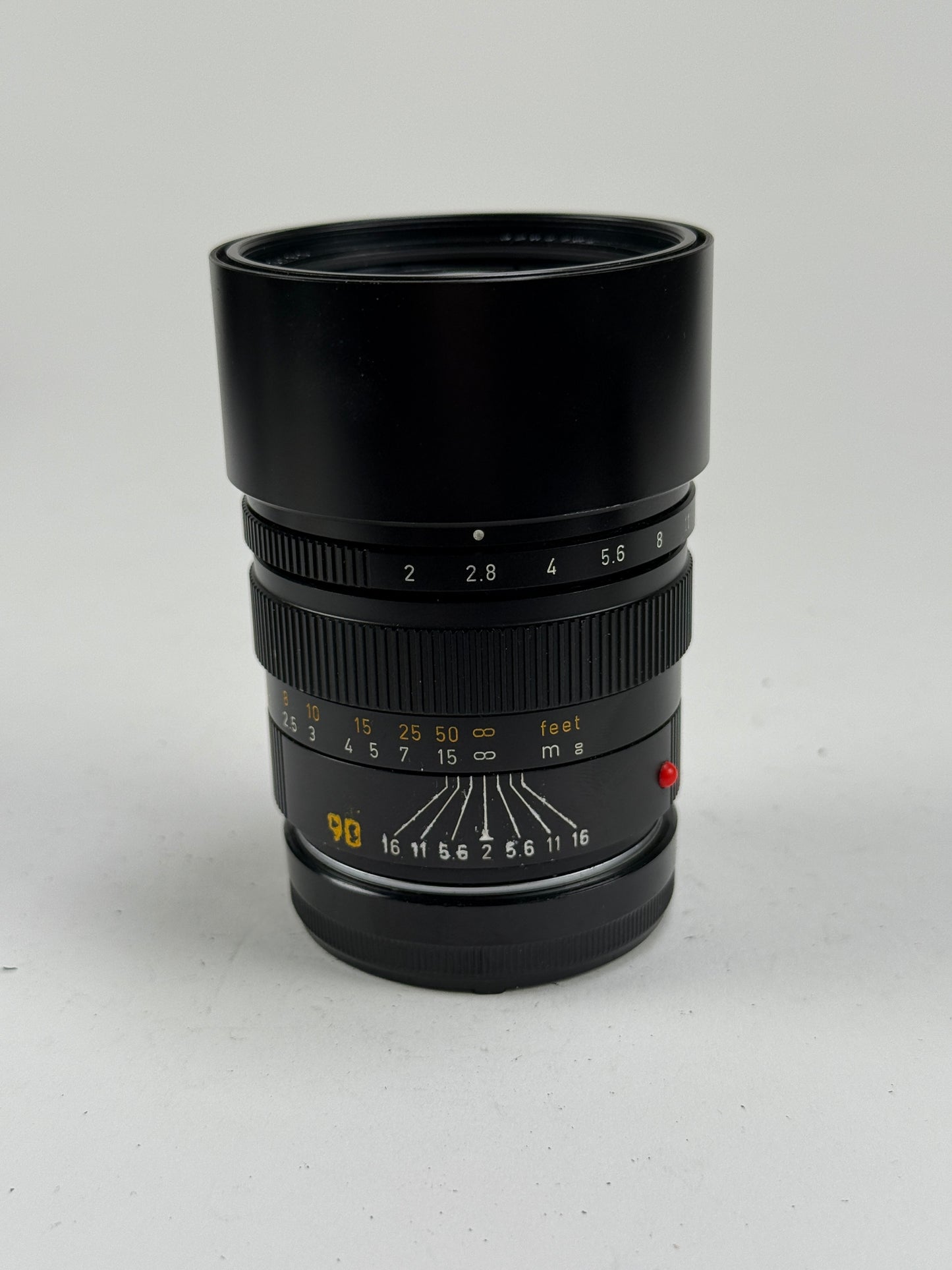 Leica 11136 90mm f2 Summicron-M E55 Lens Black (v.II)