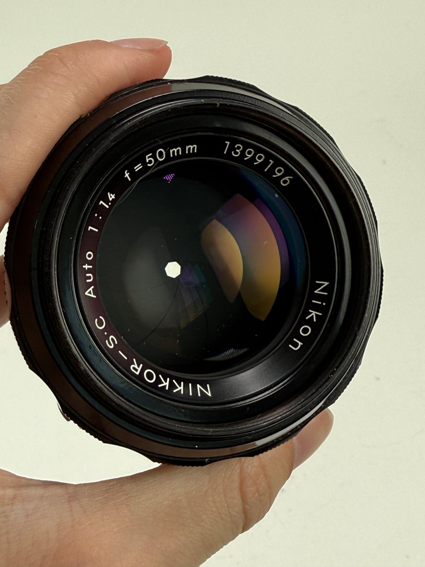 Nikon Nikkor-S.C Auto 50mm f1.4 Ai converted Lens