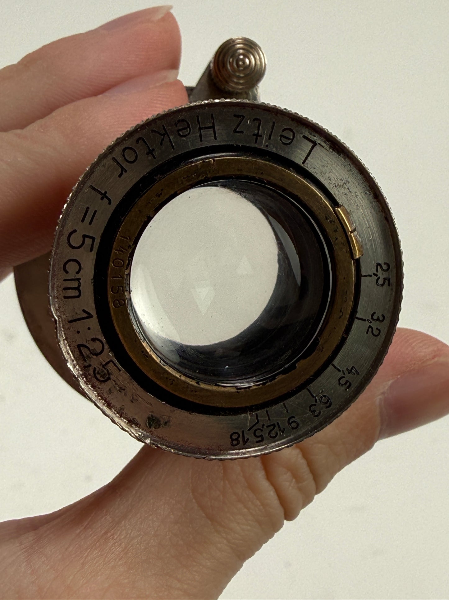 Leica LTM 50mm 5cm f2.5 Nickel Hektor lens