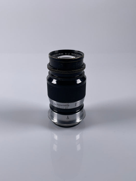 Leica Elmar 90mm 9cm f4 Black Ltm screwmount lens