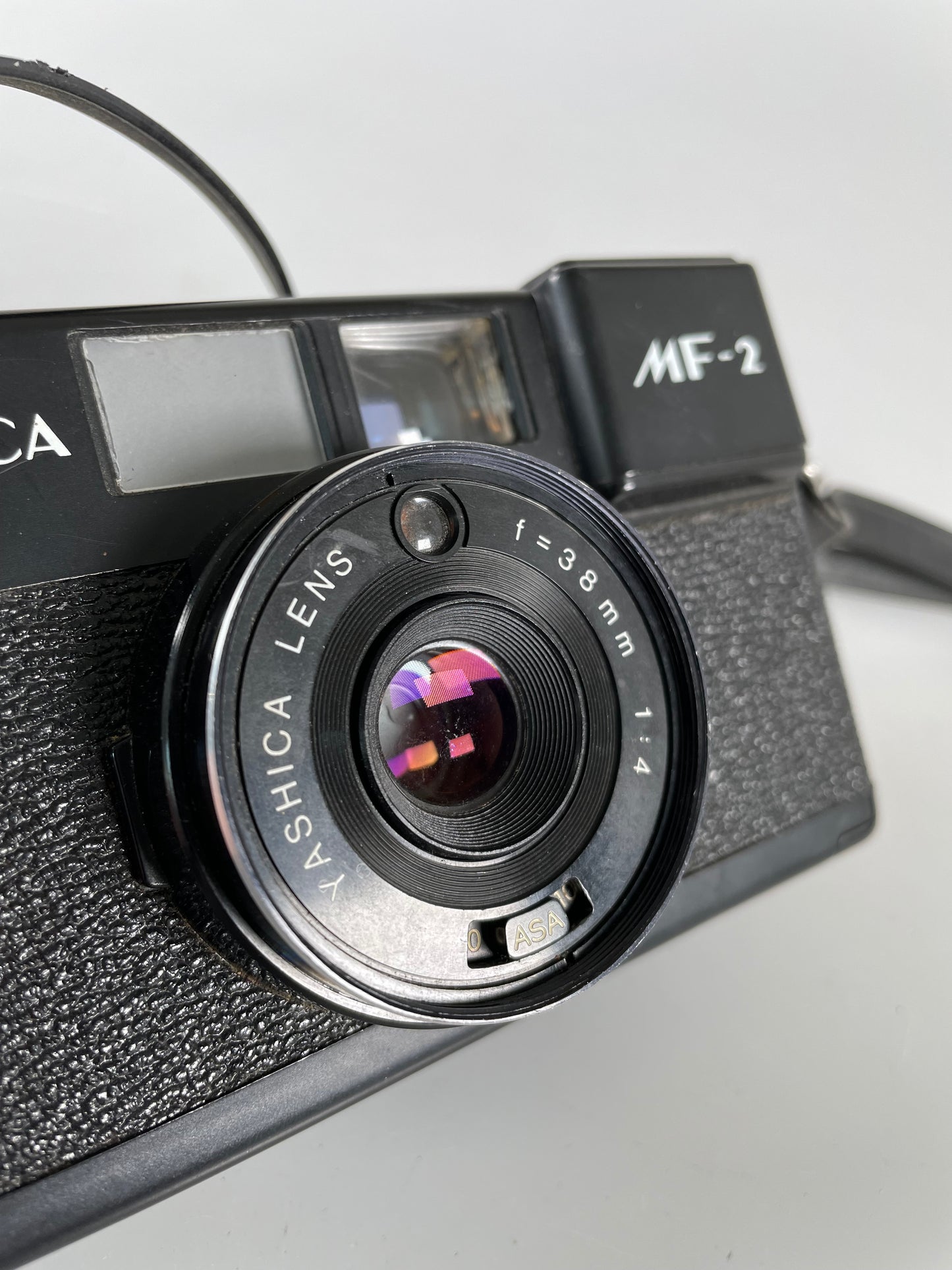 YASHICA MF-2 35mm Point & Shot Film Camera with 38mm F4 Lens