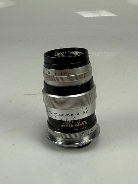 Canon 100mm f3.5 LTM M39 Rangefinder Lens